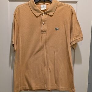 Lacoste Men's Polo Shirt in Warm Tan